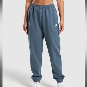 Gymshark Training Fleece Joggers Blue in XS
